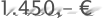 1.450,- �