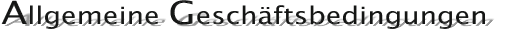 Allgemeine Gesch�ftsbedingungen